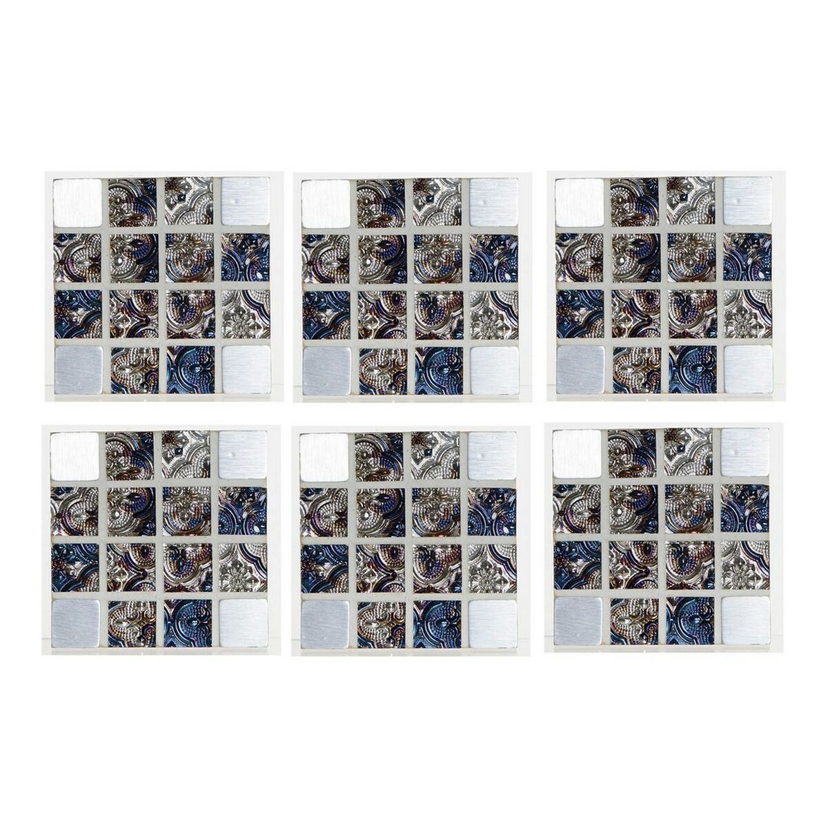 Coasters DKD Home Decor Resin MDF Wood (6 pcs)-2