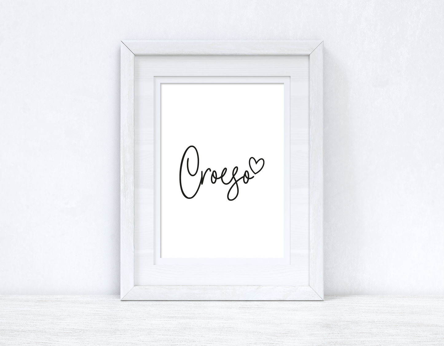 Croeso Welcome Home Welsh Decor Wall Decor Print-0