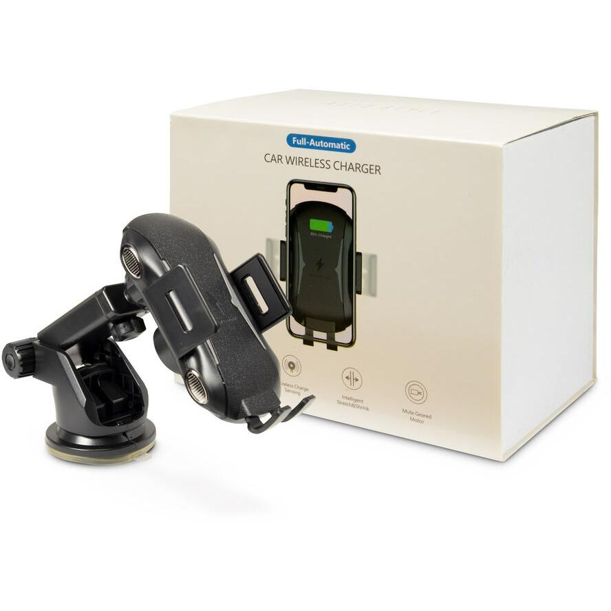 Ładowarka Inter-Tech Inter-Tech Kfz-Schnellladegerät MTH-100-10W Qi Wireless,schw (88885534)-0