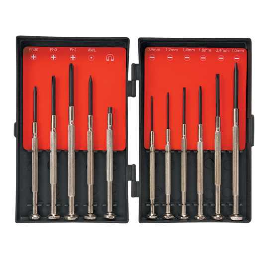 Top Tools Wkrętaki precyzyjne komplet 11szt. (39D194) (39D194)-0
