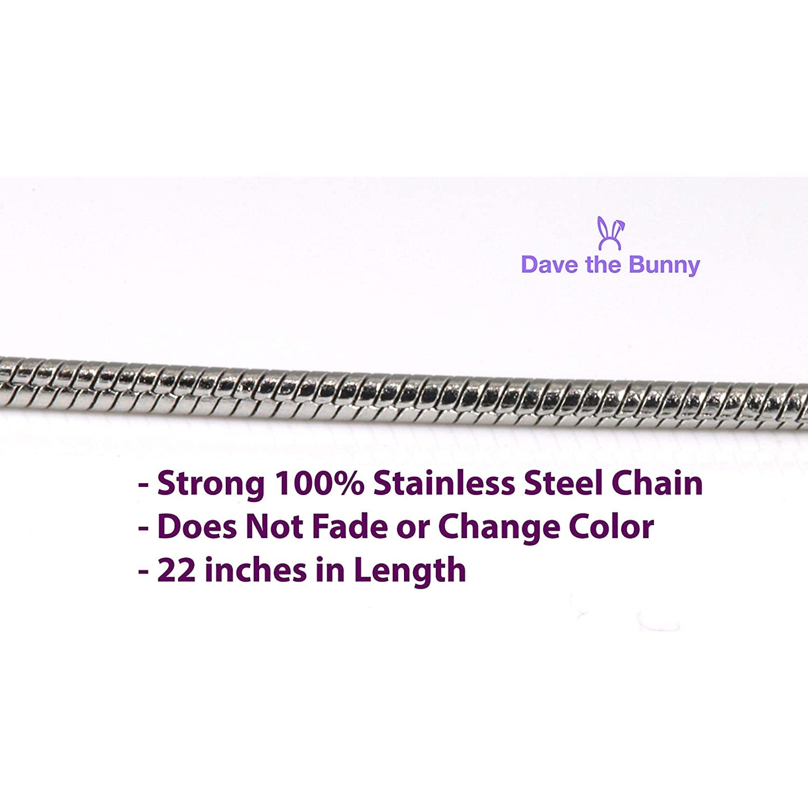 Treble Clef Music Symbol Charm Snake Chain Necklace-2