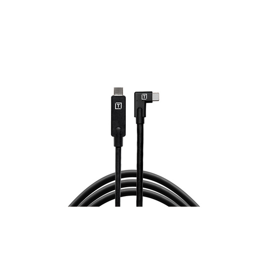 Tether Tools Tether Tools TetherPro USB-C to USB-C Right Angle black (CUC15RT-BLK)-0