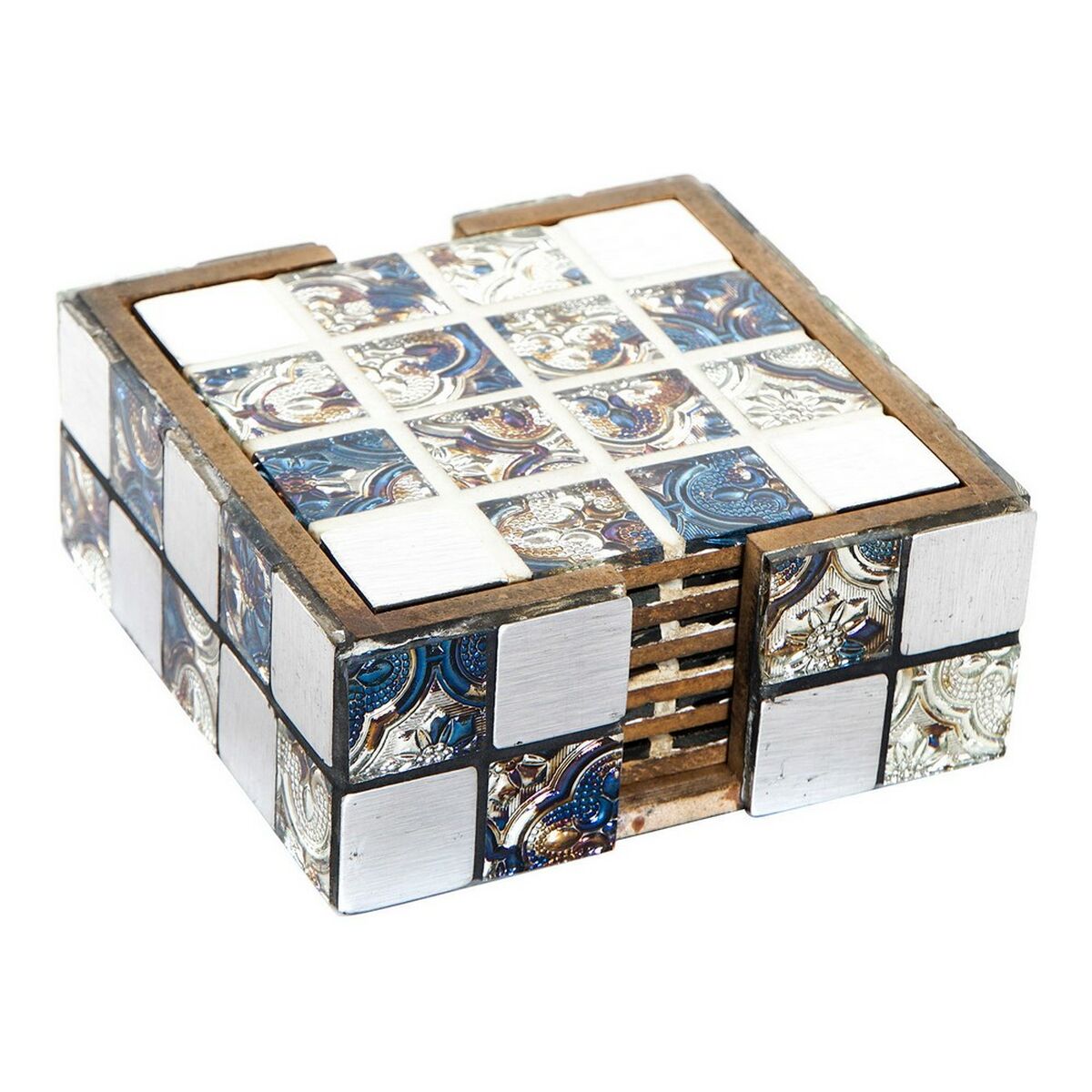 Coasters DKD Home Decor Resin MDF Wood (6 pcs)-0