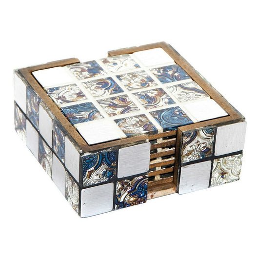 Coasters DKD Home Decor Resin MDF Wood (6 pcs)-0