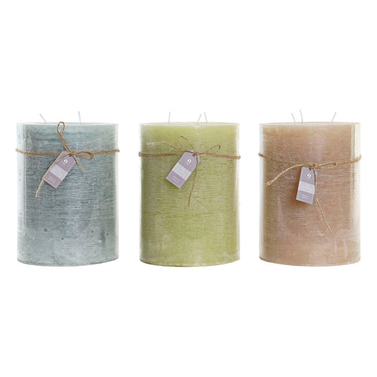 Candle DKD Home Decor Vanilla Wax (3) (3 Pieces)-0