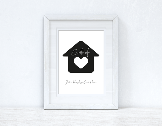 Cartef Personalised Home Names Home Welsh Decor Wall Decor Print-0
