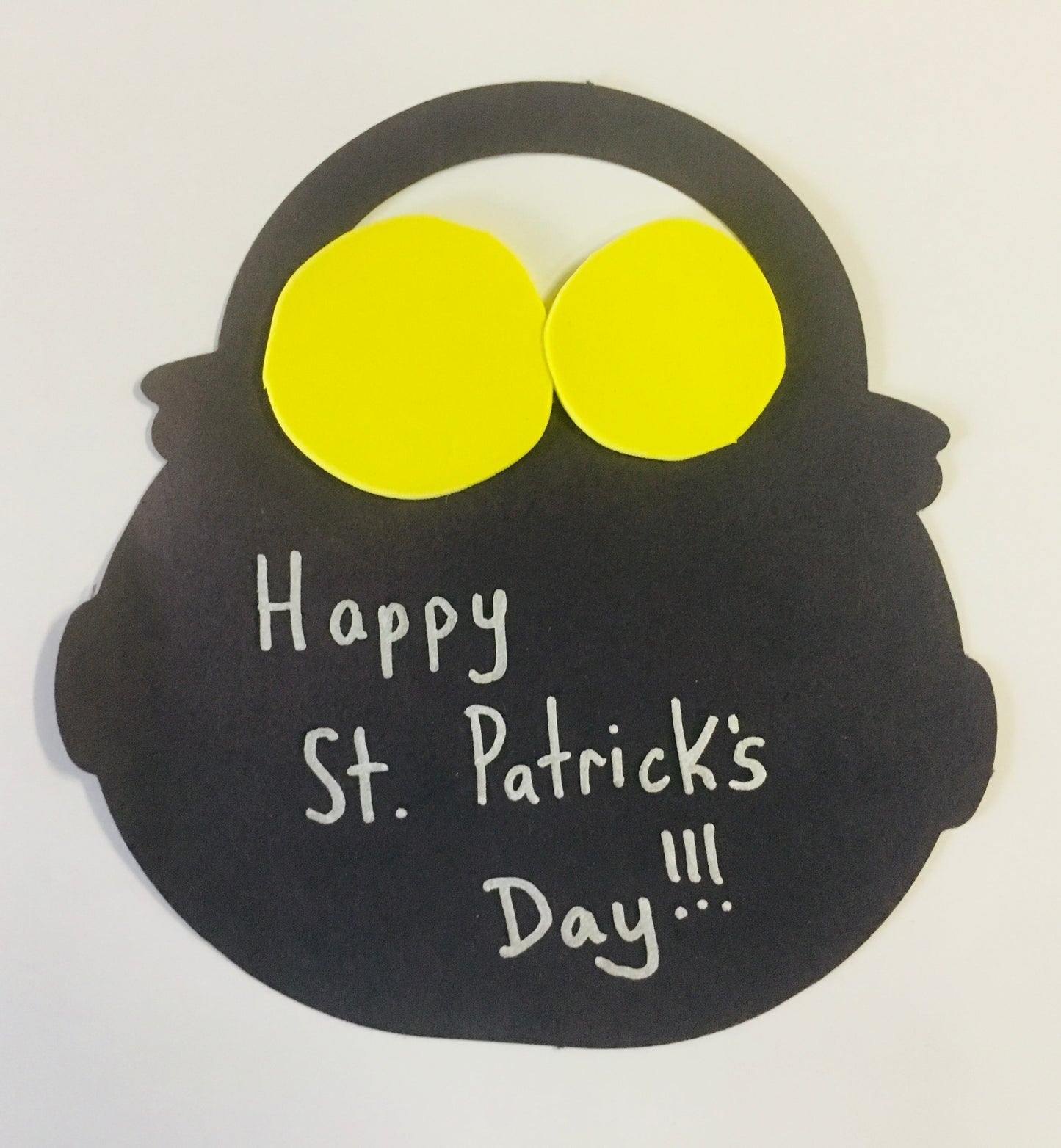 SHAPES ETC. Large Single Color Creative Foam Cut-Outs - Cauldron