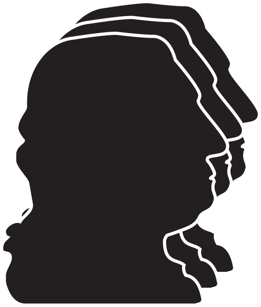 SHAPES ETC. Large Single Color Creative Foam Cut-Outs - Washington