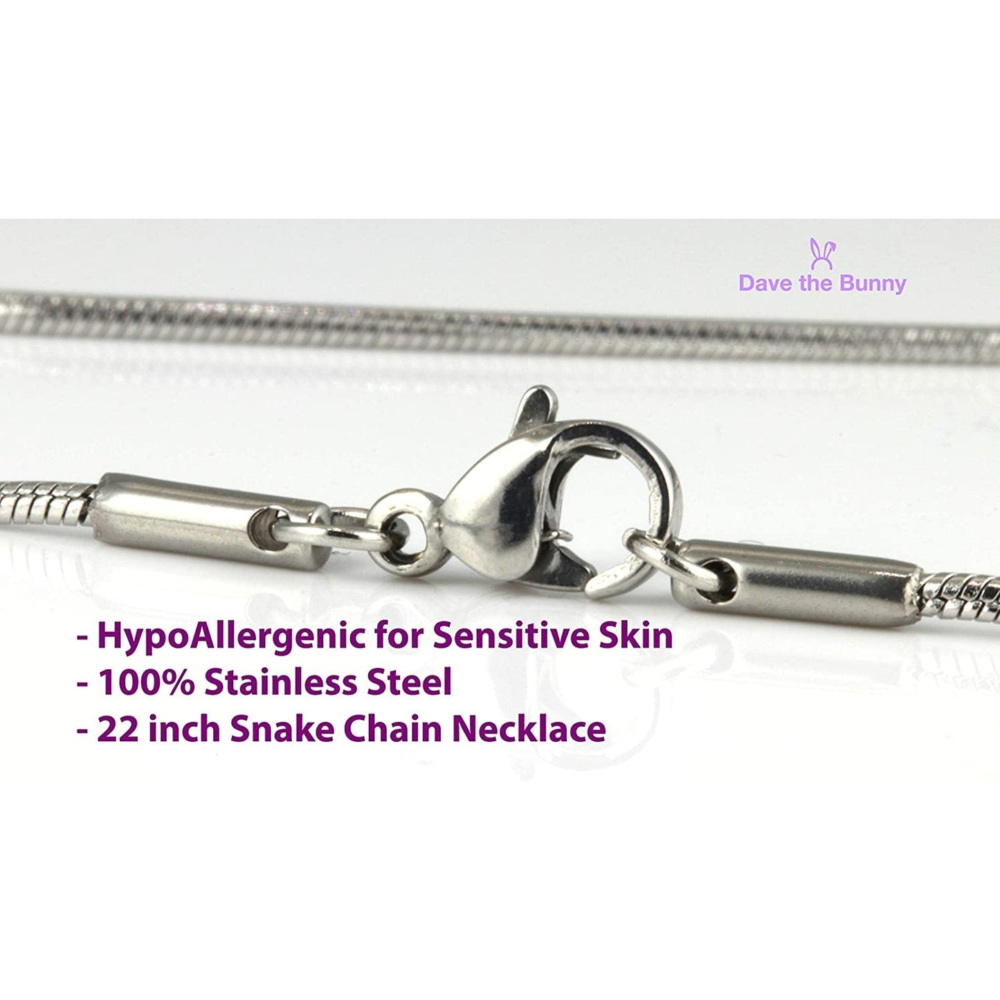 Treble Clef Music Symbol Charm Snake Chain Necklace-1