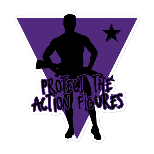 Creative Stickers: Protect the Action Figures
