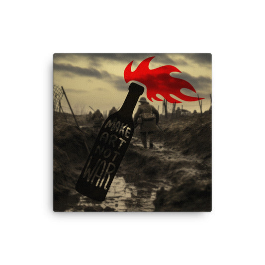 Canvas Print: Art and War-0